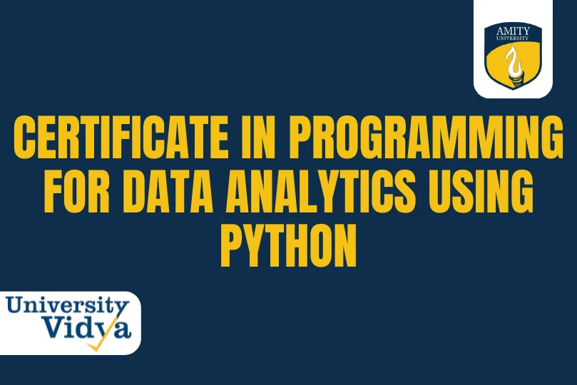 Certificate in Programming for Data Analytics Using Python
