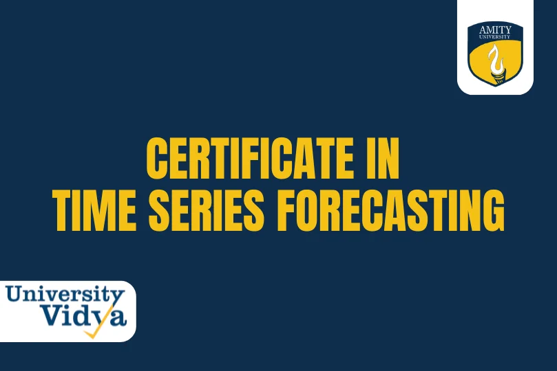 Certificate in Time Series Forecasting