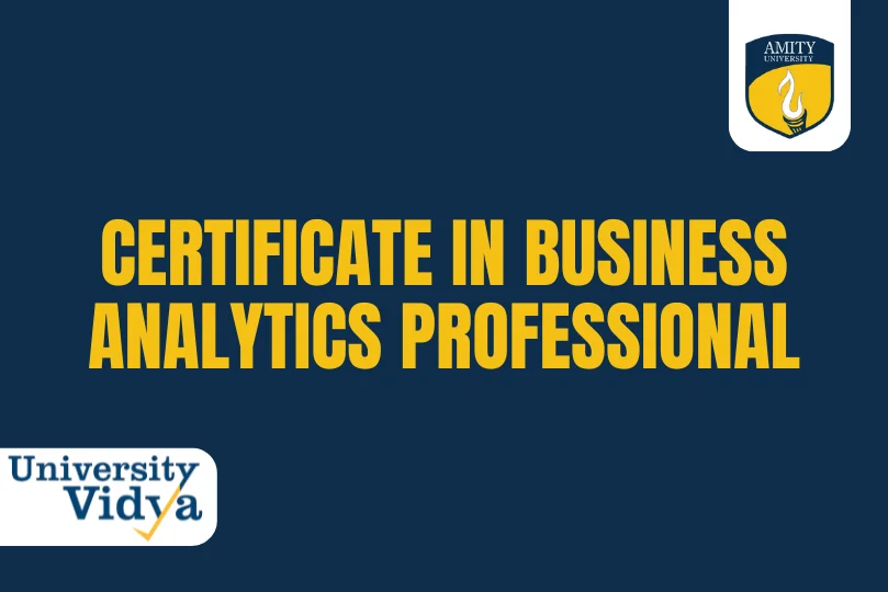 Certificate in Business Analytics Professional
