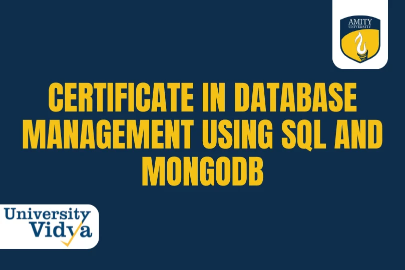 Certificate in Database Management Using SQL and MongoDB