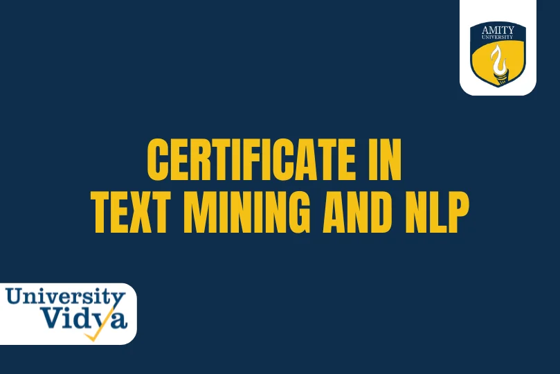 Certificate in Text Mining and NLP