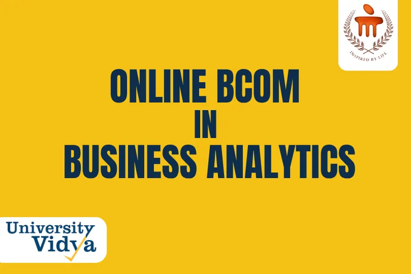 Online B.Com in Business Analytics