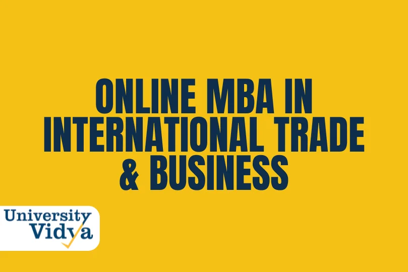 Online MBA in International Trade and Business