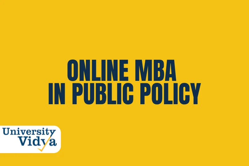 Online MBA in Public Policy