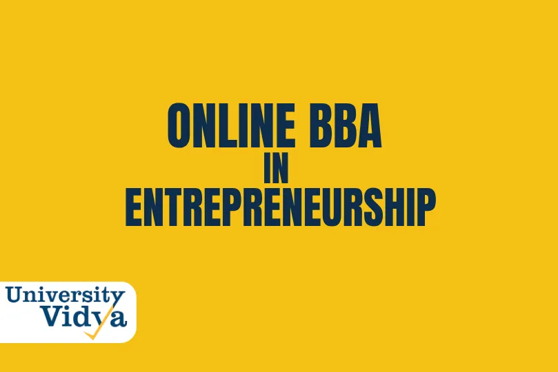 Online BBA in Entrepreneurship