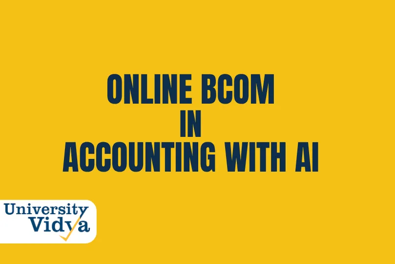 Online BCom in Accounting with AI