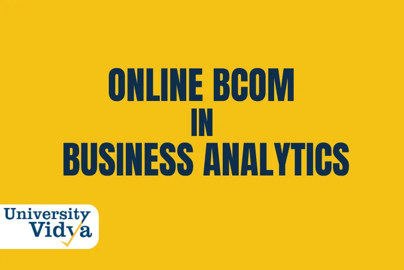 Online B.Com in Business Analytics
