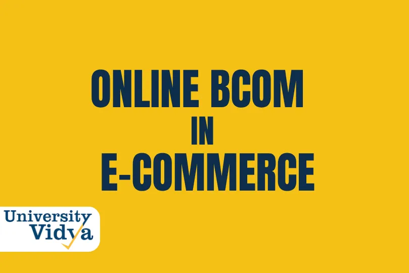 Online B.Com in E-Commerce