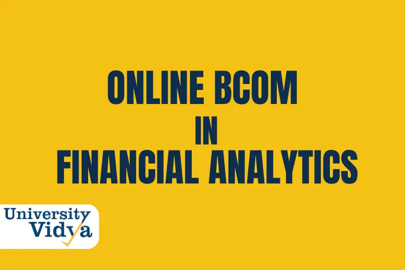 Online B.Com in Financial Analytics