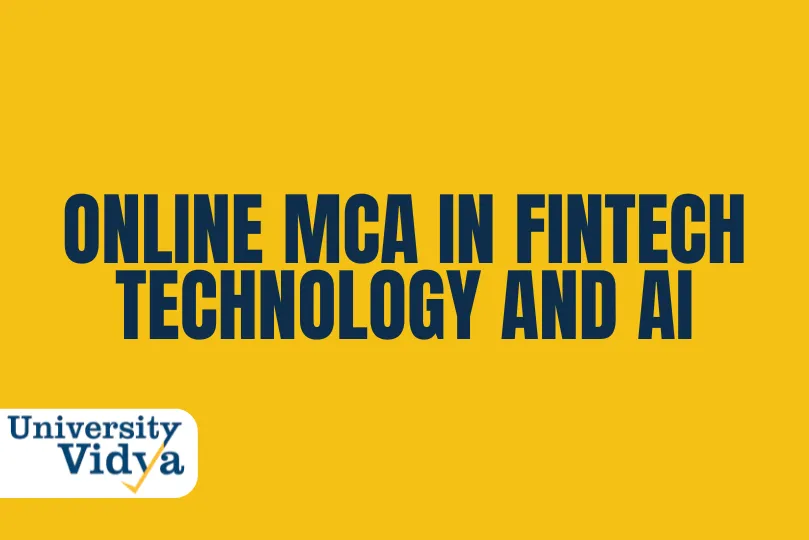 Online MCA in Fintech Technology and AI