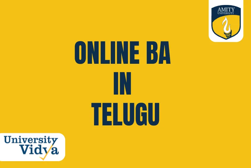 Online BA in Telugu