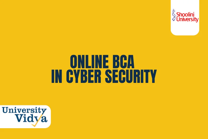 Online BCA in Cybersecurity