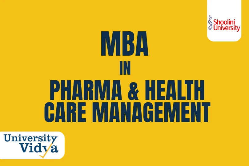 Online MBA in Pharma & Health Care Management