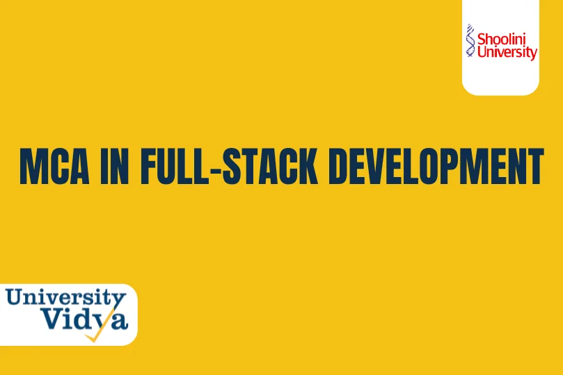 Online MCA in Full Stack Development 