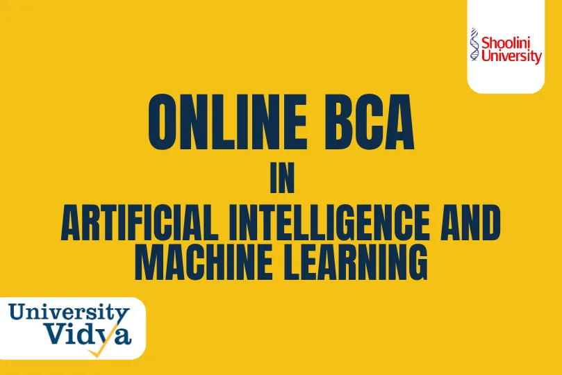 Online BCA in Artificial intelligence and Machine Learning