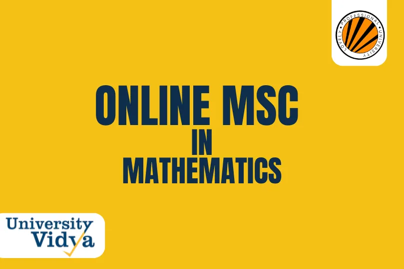 Online M.Sc. in Mathematics