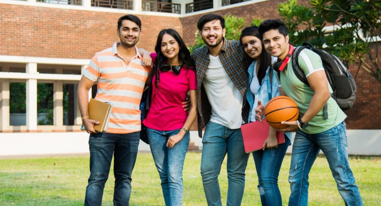 University Vidya students enjoying campus life
